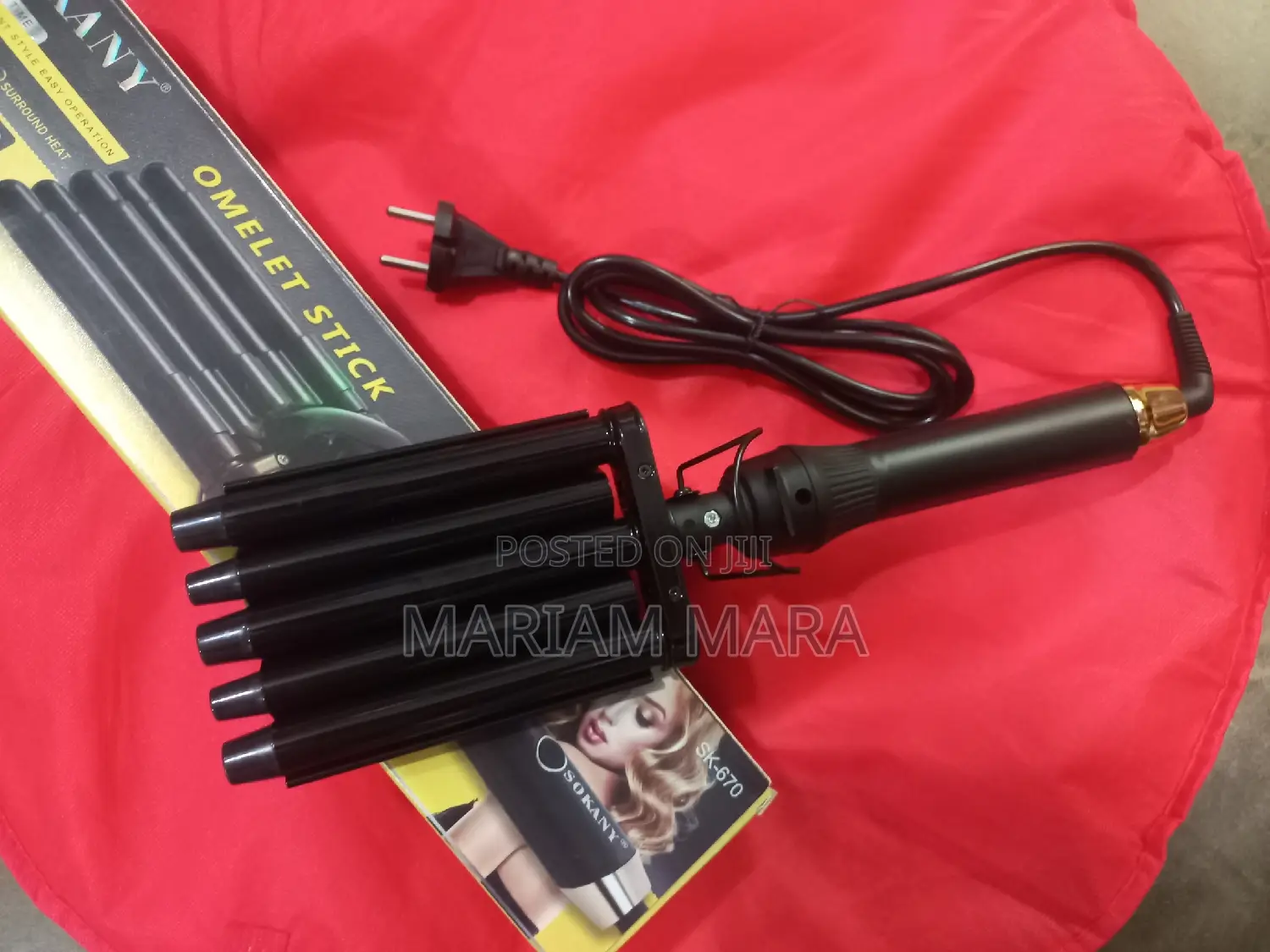 Hair Curling Iron/Omelet Stick/ Straightener/Hair Styler