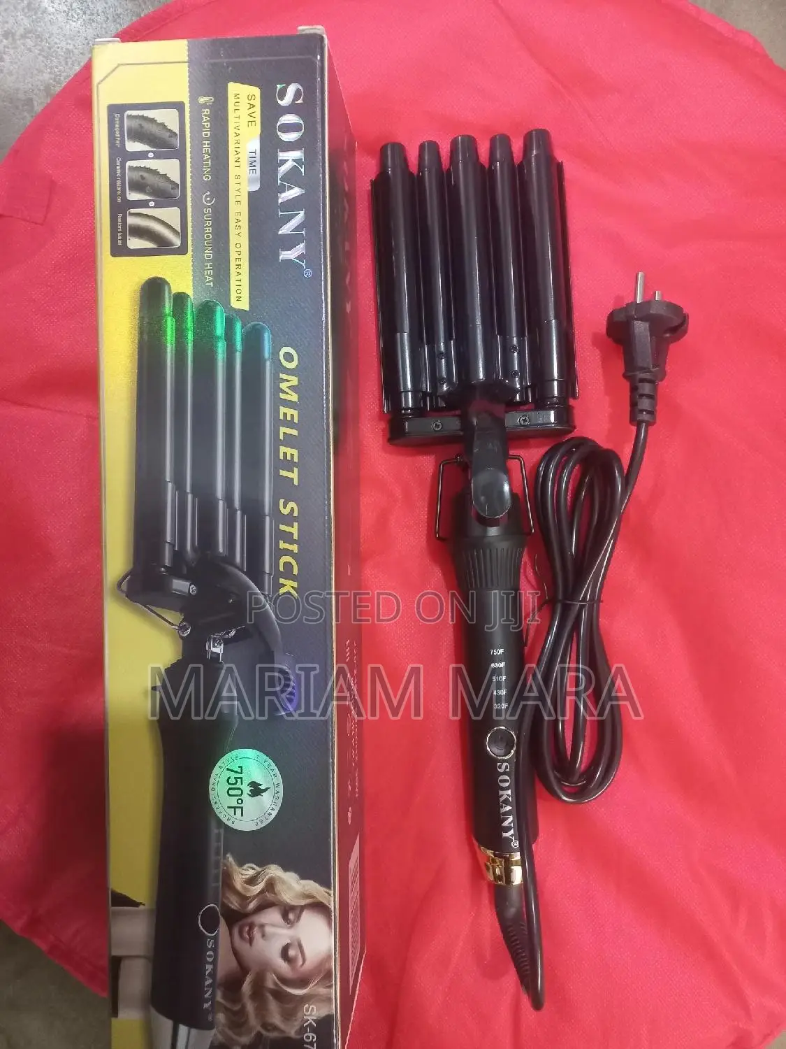 Hair Curling Iron/Omelet Stick/ Straightener/Hair Styler