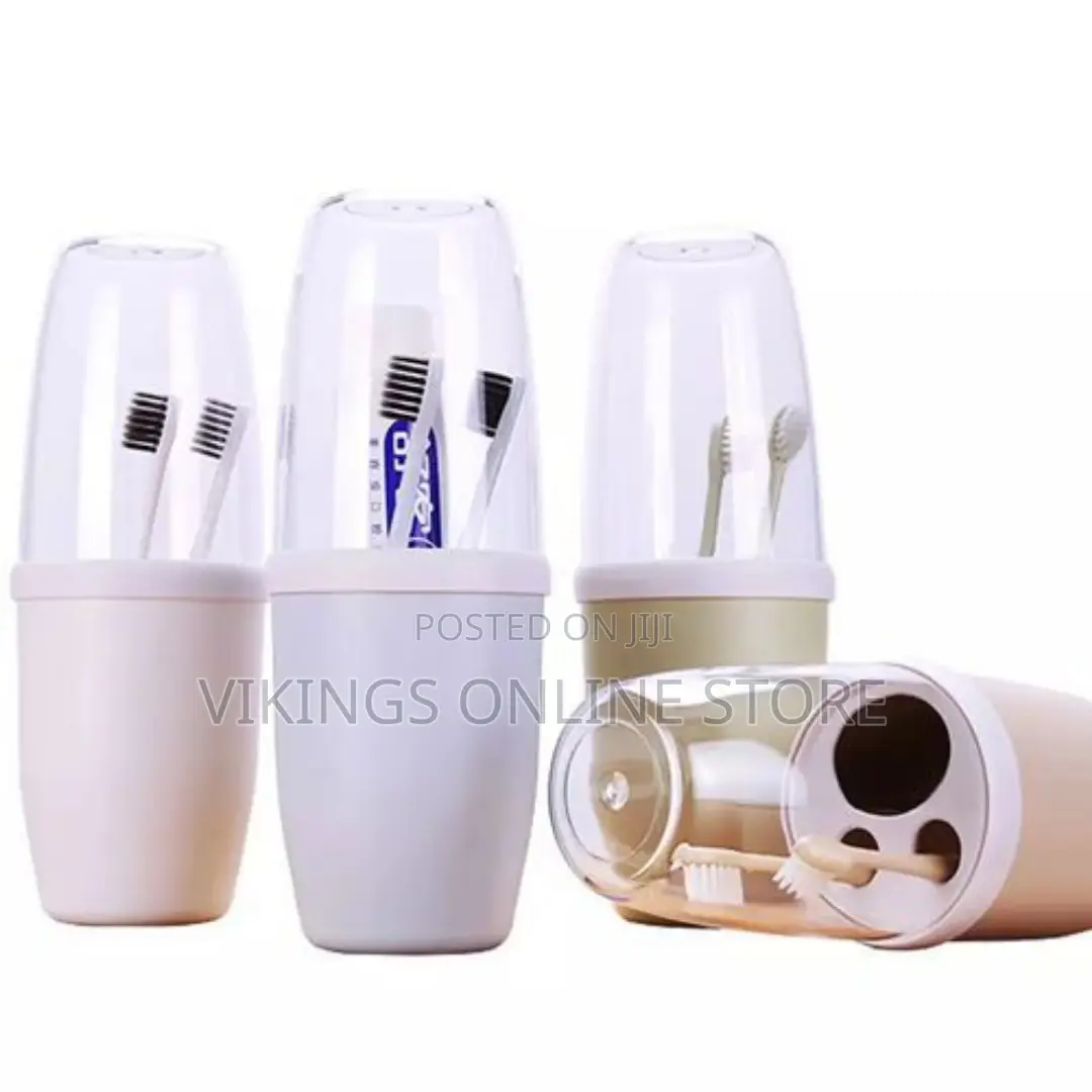 Portable Toothpaste Toothbrush Holder Bathroom Organizer,