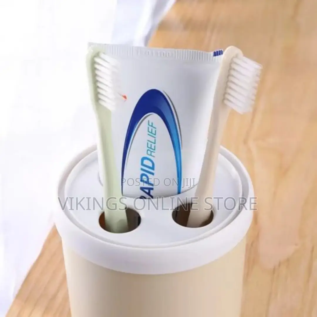 Portable Toothpaste Toothbrush Holder Bathroom Organizer,