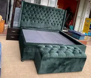 Velvet Tufted Bed 5x6