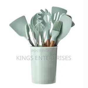 Heat Resistant Silicone Cooking Utensils Set