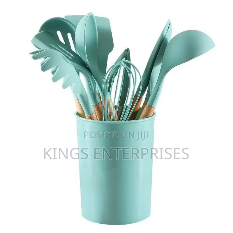 Heat Resistant Silicone Cooking Utensils Set