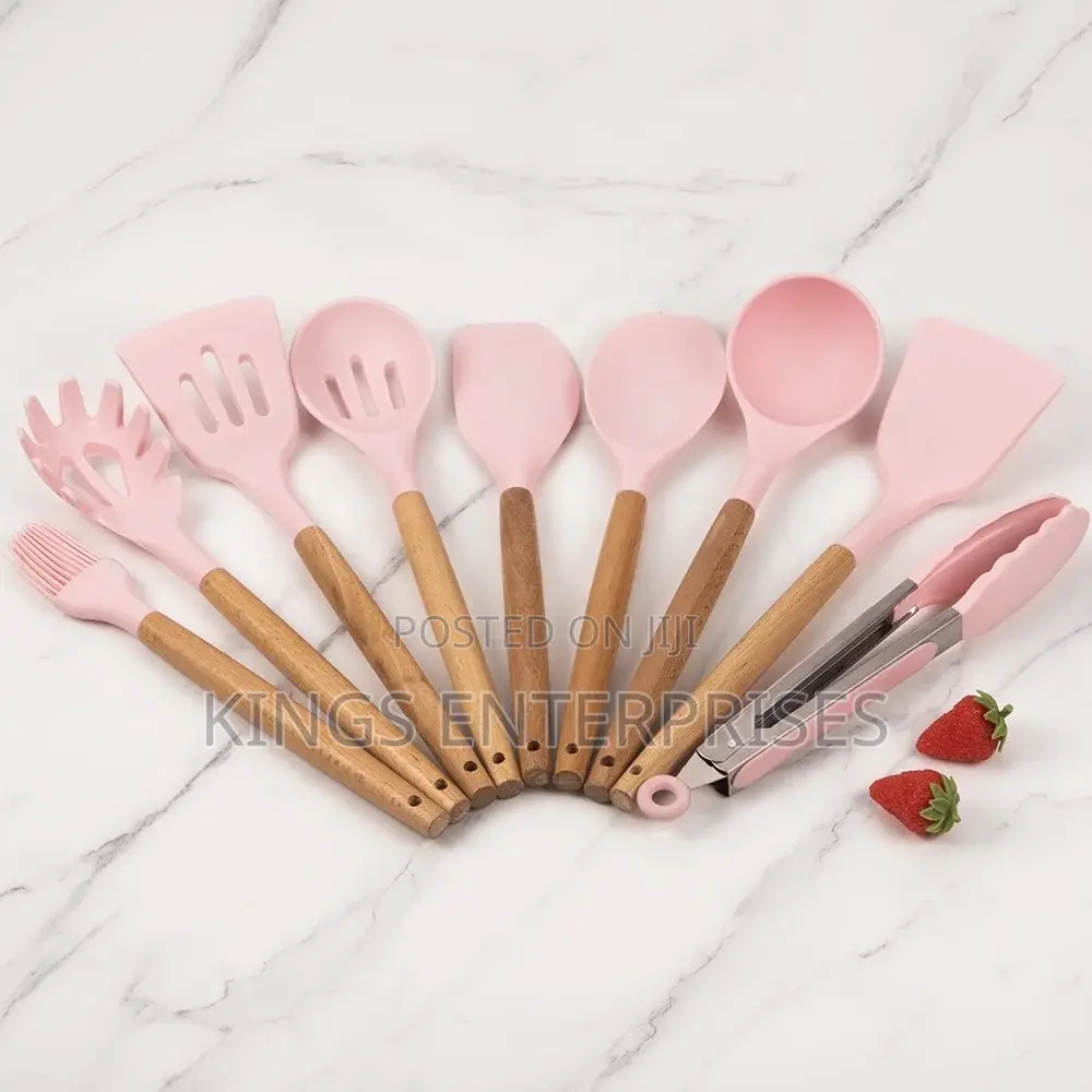 Heat Resistant Silicone Cooking Utensils Set