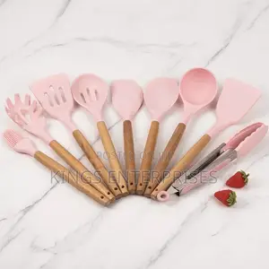 Heat Resistant Silicone Cooking Utensils Set