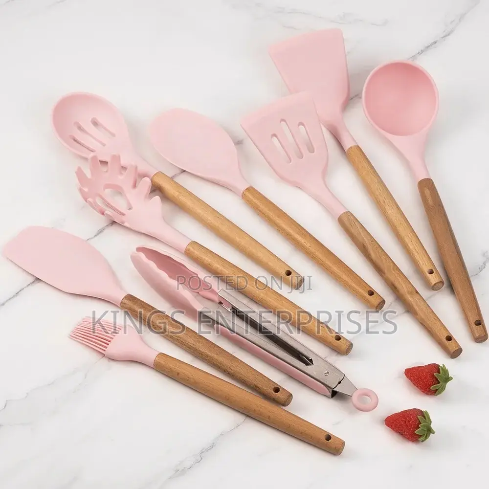 Heat Resistant Silicone Cooking Utensils Set