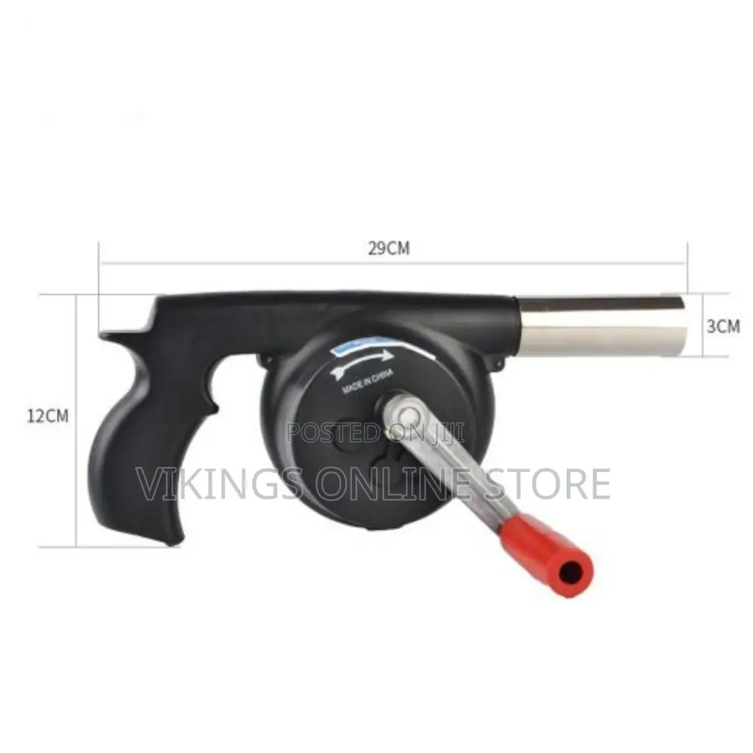 Outdoor Hand-Cranked Combustion Blower, for Picnic Camping