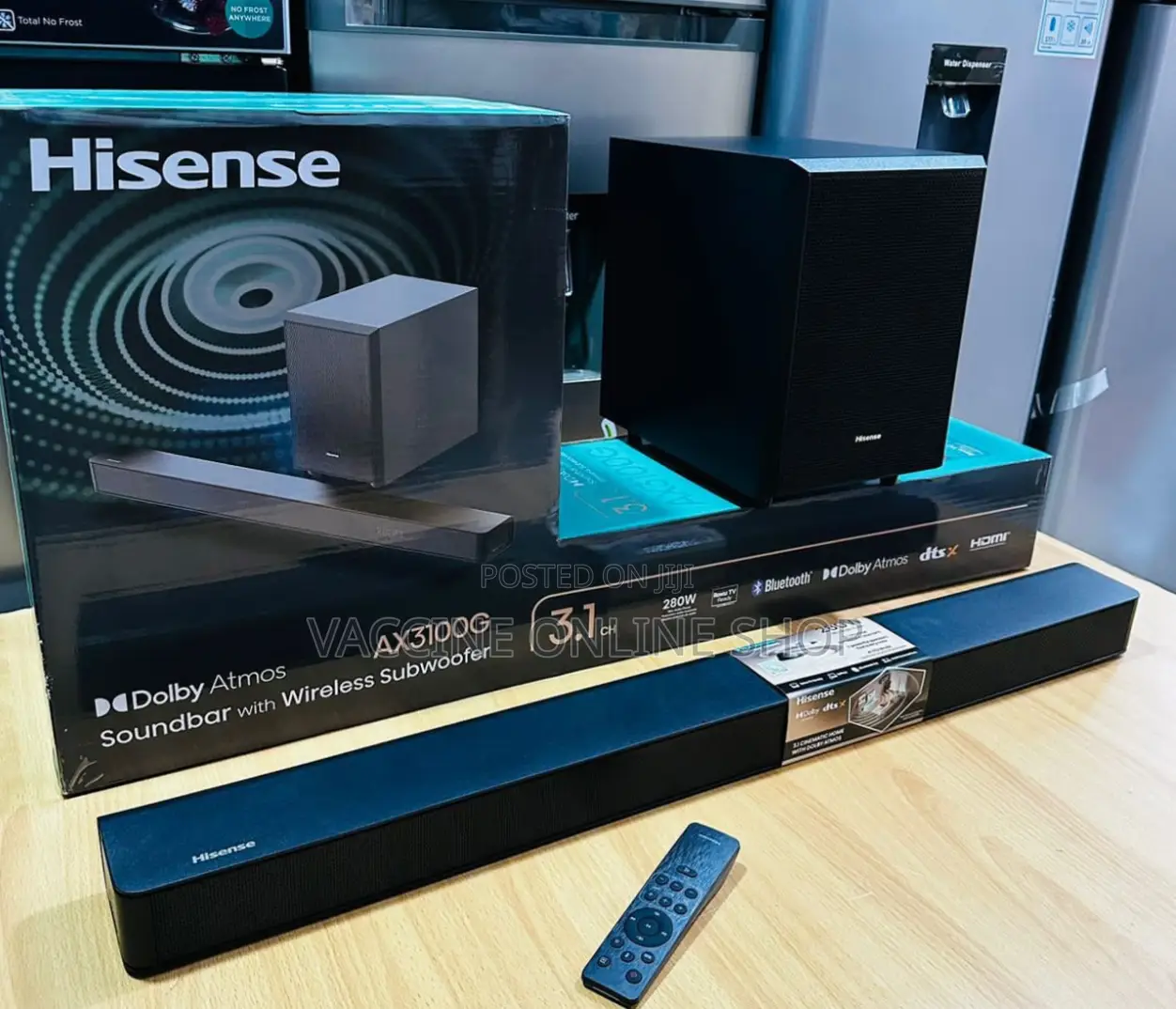 Hisense 3.1ch Dolby Atmos 280watts AX3100G Sound Bar (=