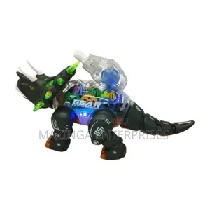 Dinosaur Gear Triceratops(Baby Musical Robot)With Lights