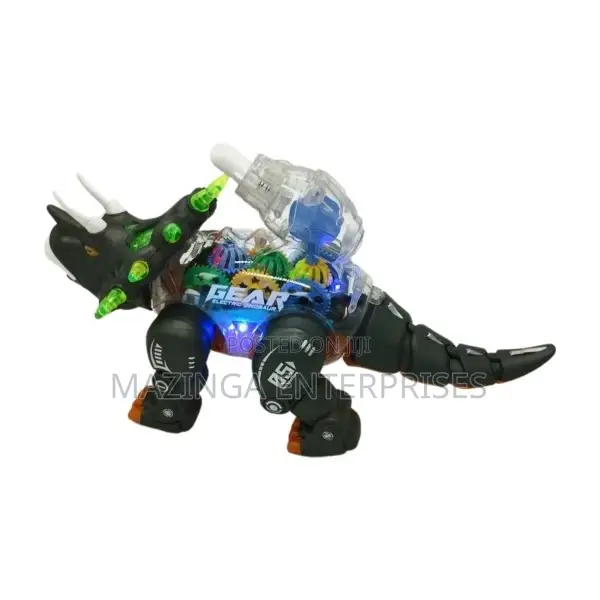 Dinosaur Gear Triceratops(Baby Musical Robot)With Lights