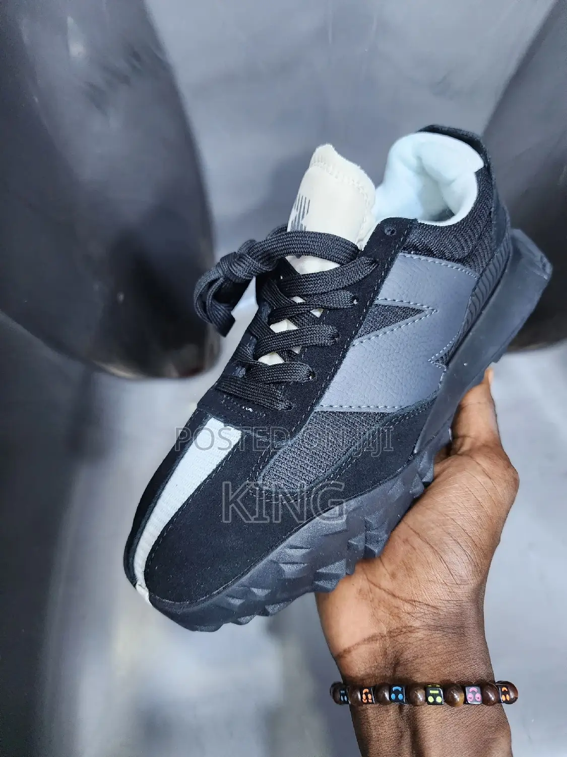 New Balance 327 Black and White