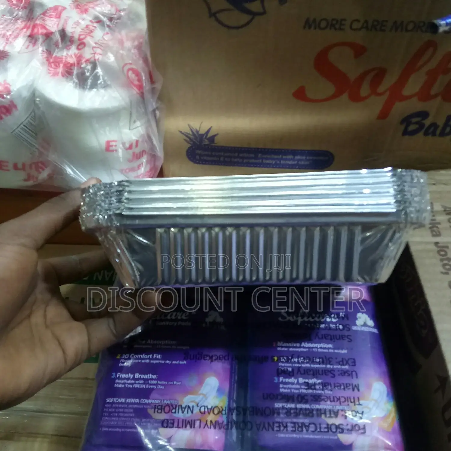 Silver Plates Medium (Box) 1000 Pieces