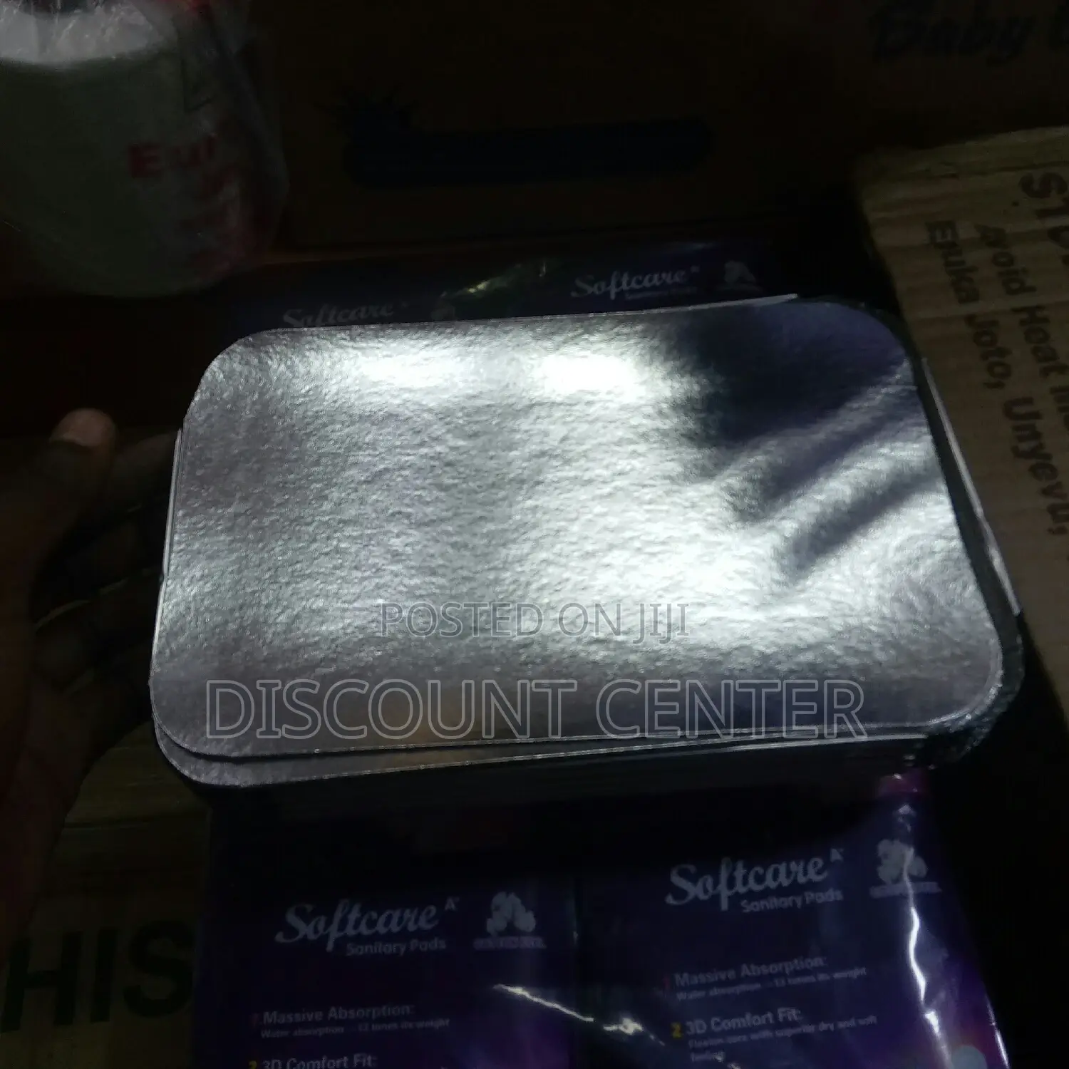Silver Plates Medium (Box) 1000 Pieces