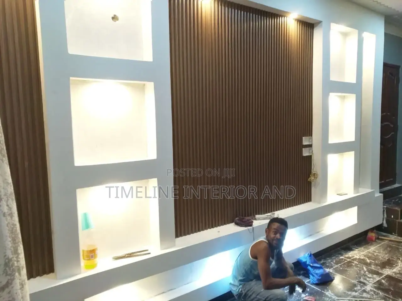 Executive Tv Wall Panels and Gypsum Boards.