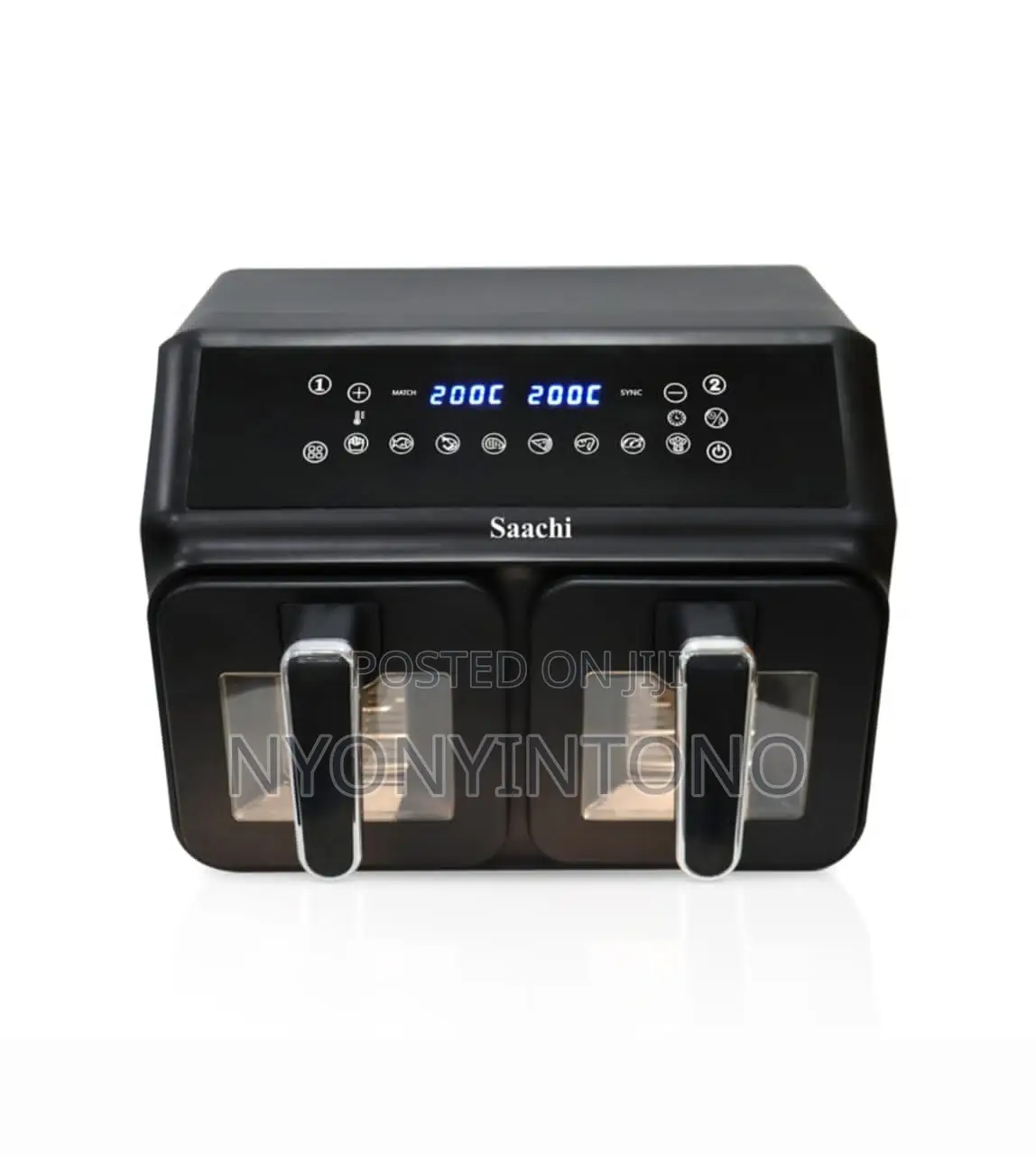 Saachi 5litres + 5litres Double Digital Air Fryer