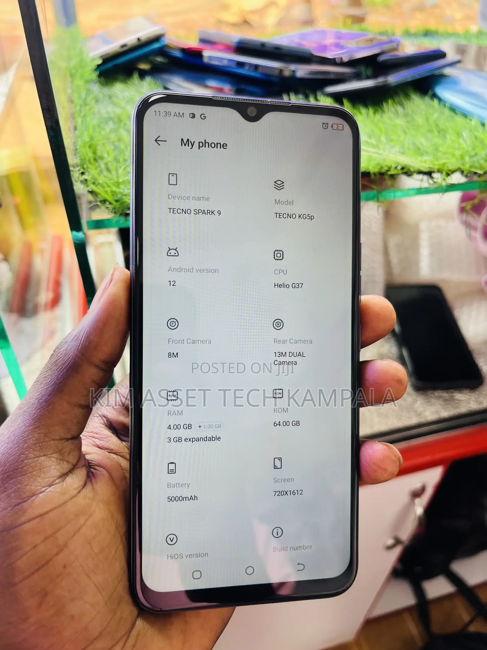 Tecno Spark 9 64 GB Gray
