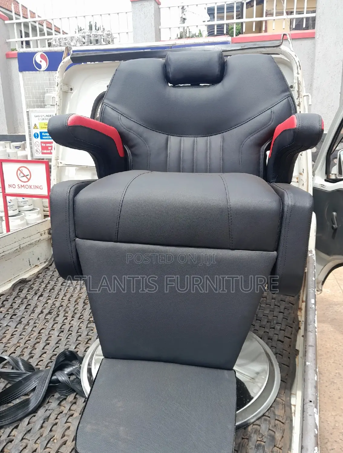 Red and Black Saloon Chairs
