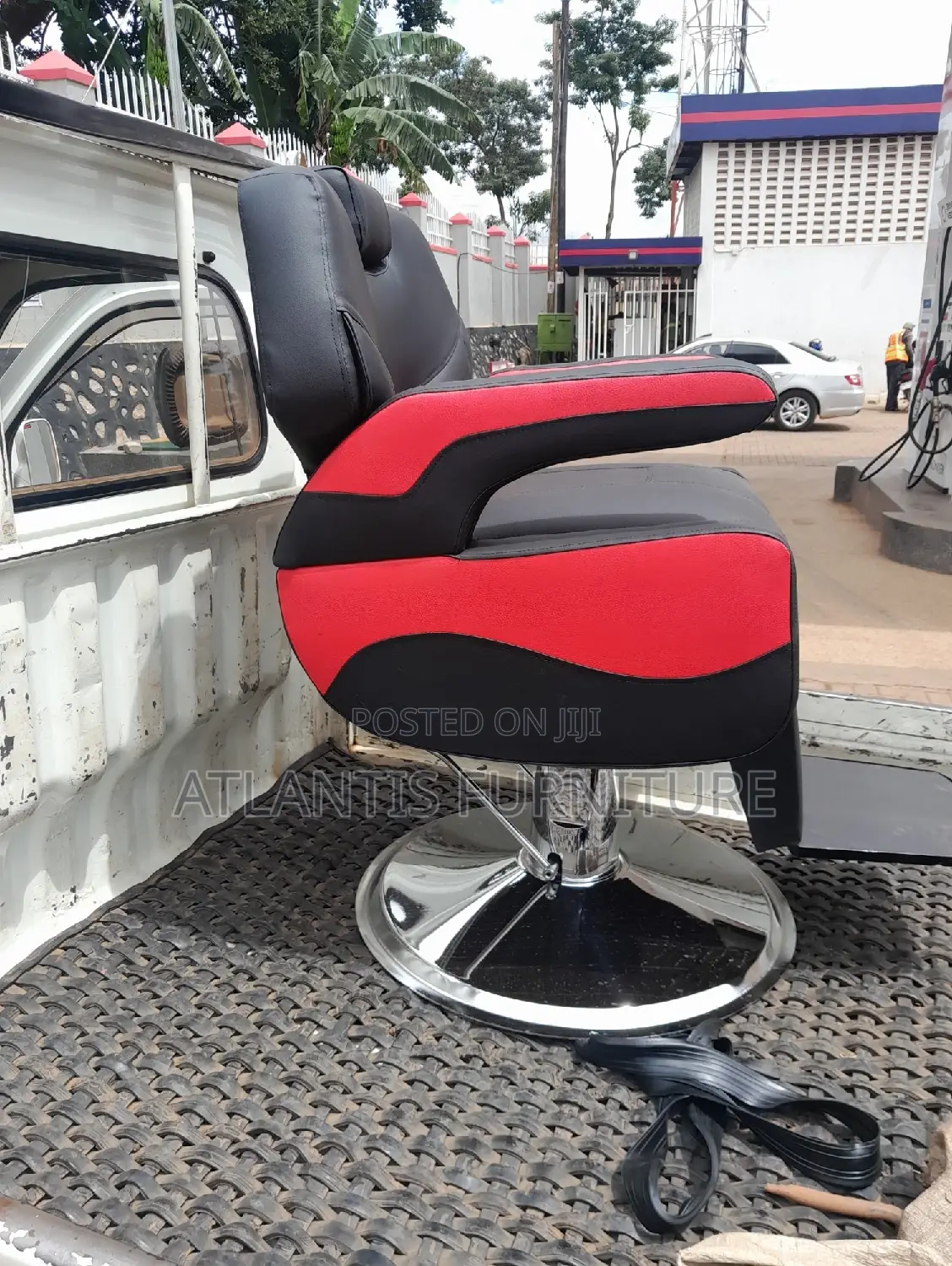 Red and Black Saloon Chairs