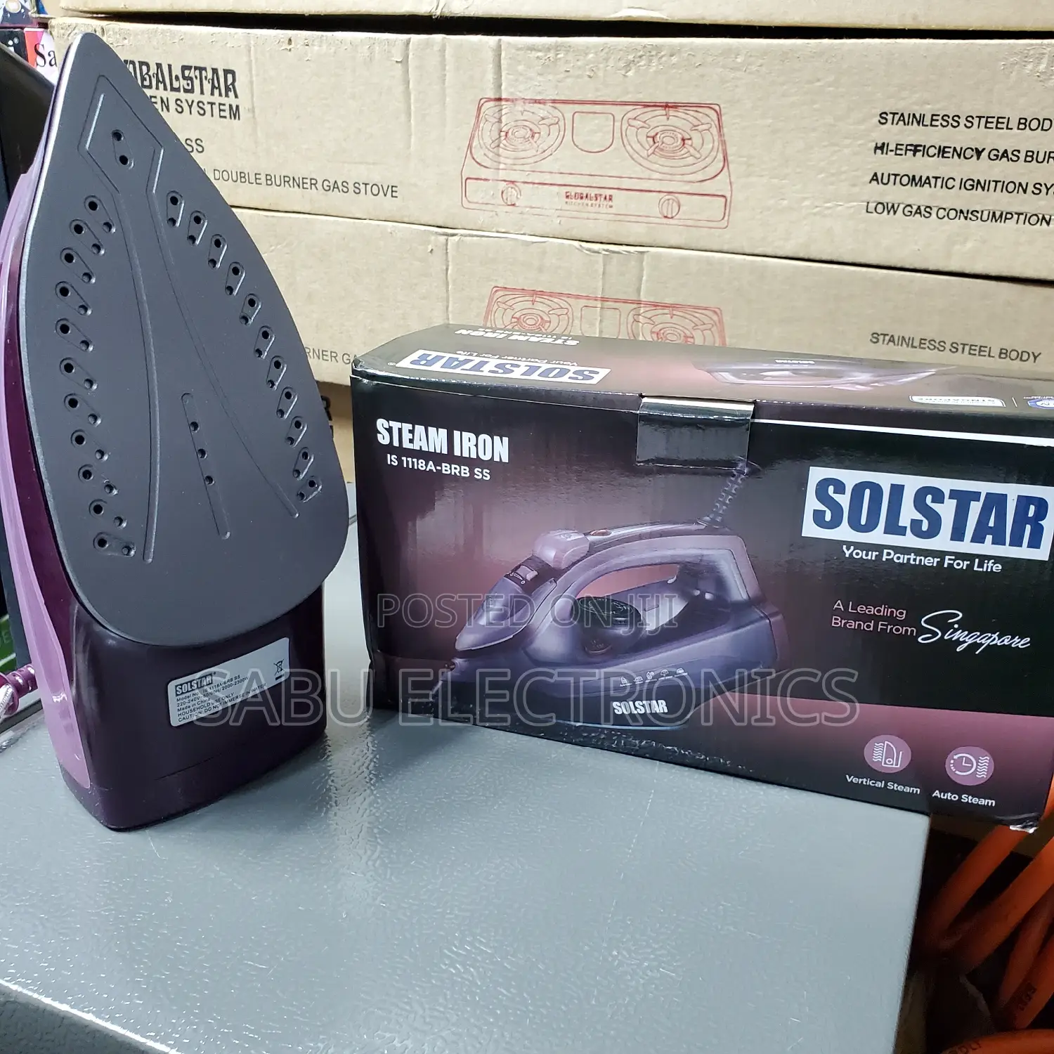 Steam Iron- Solstar Brand - Your Partener for Life