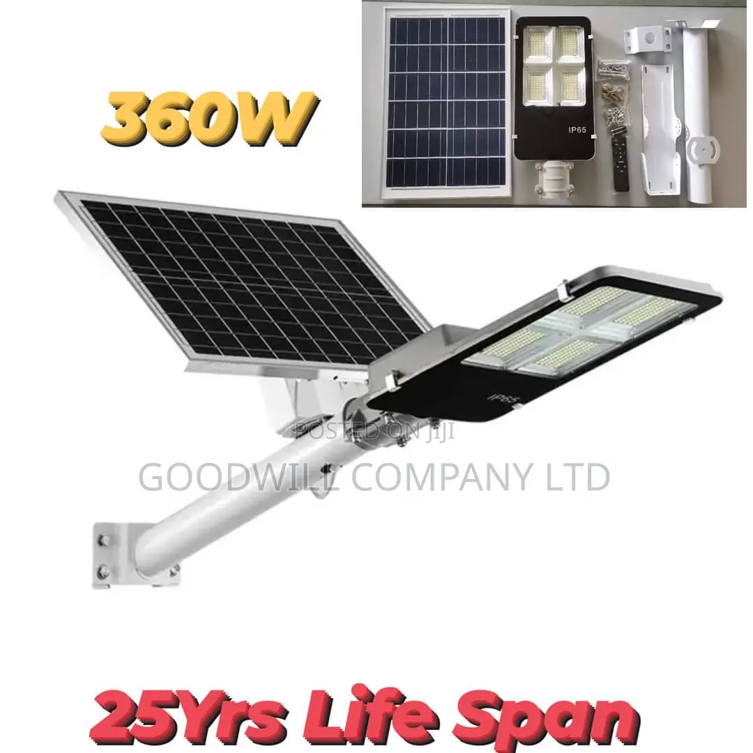 300w Solar Street Light Lightup Power