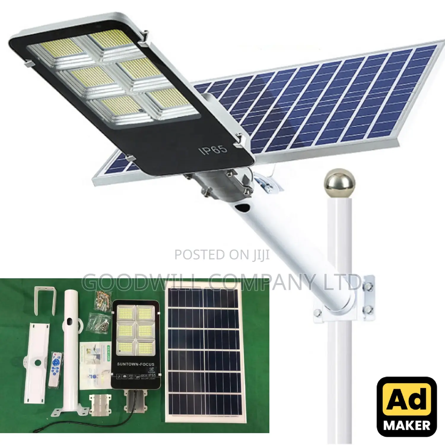 400w Solar Street Light Quick Charger