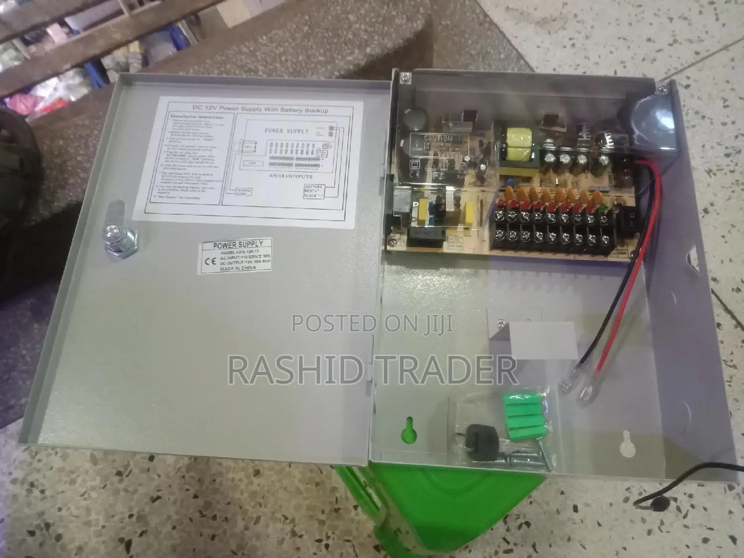 Power Supply Back Up for CCTV Camera