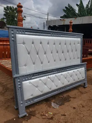 Leather Bed / 6by6 Bed / Wooden Bed / Good / Best Furniture