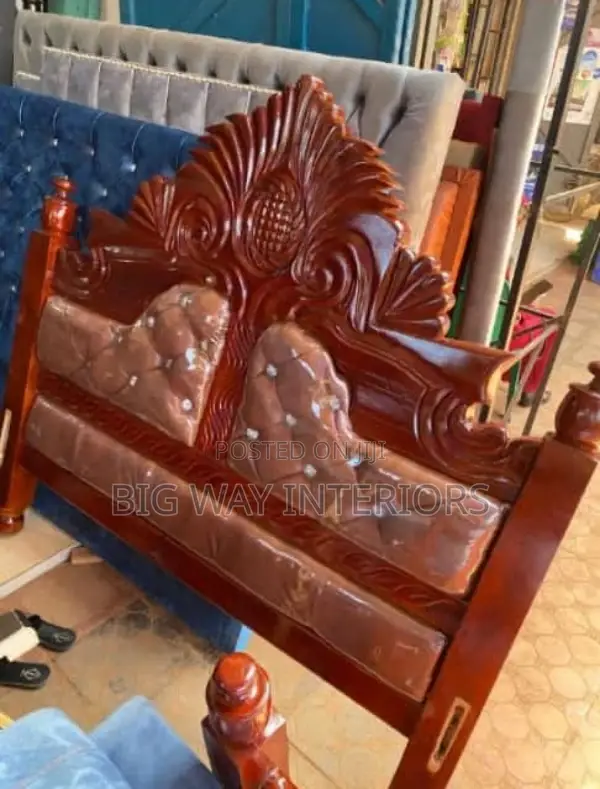 Katikiro Bed 5by6 Brown