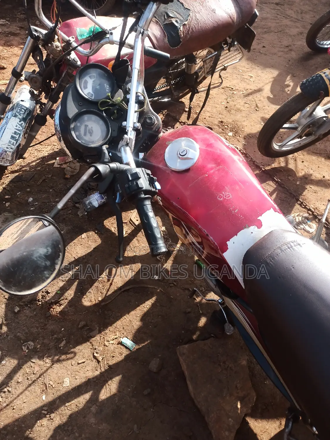 TVS XL 100 2014 Red