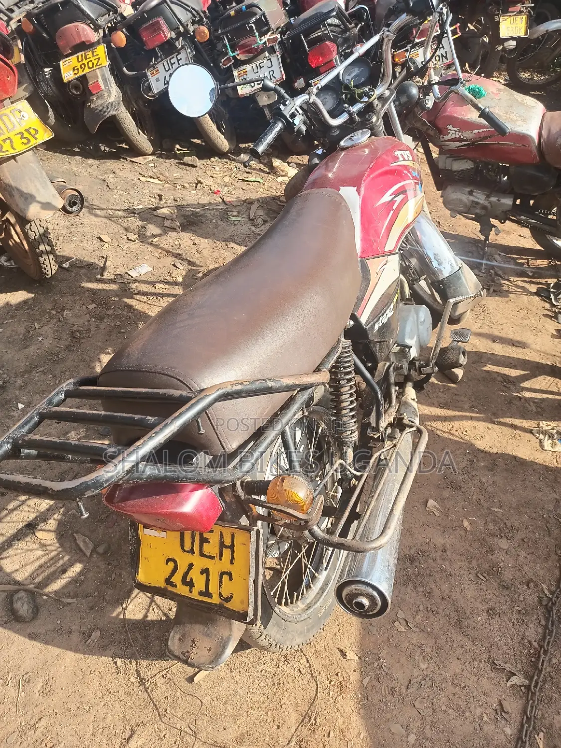 TVS XL 100 2014 Red