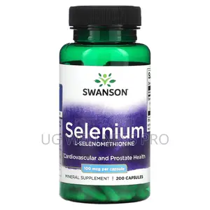 Photo - Swanson, Selenium,L-Selenomethionine, 100 McG, 200 Capsules