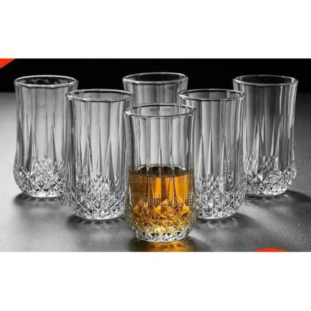 Sundabest Set of Elegant Whiskey/Juice Glasses- 6 Pieces
