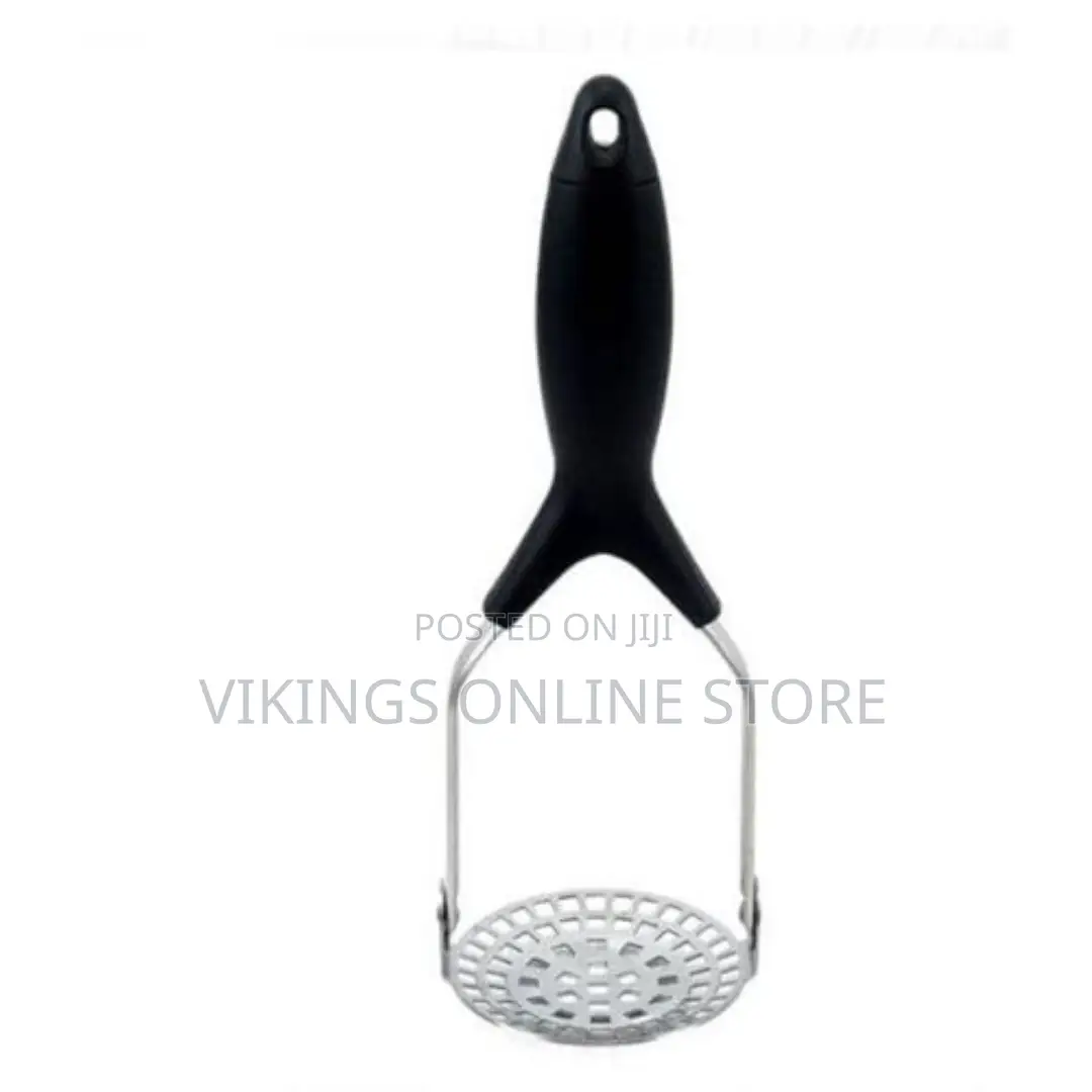 Steel Potato Masher - Silver
