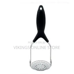 Steel Potato Masher - Silver