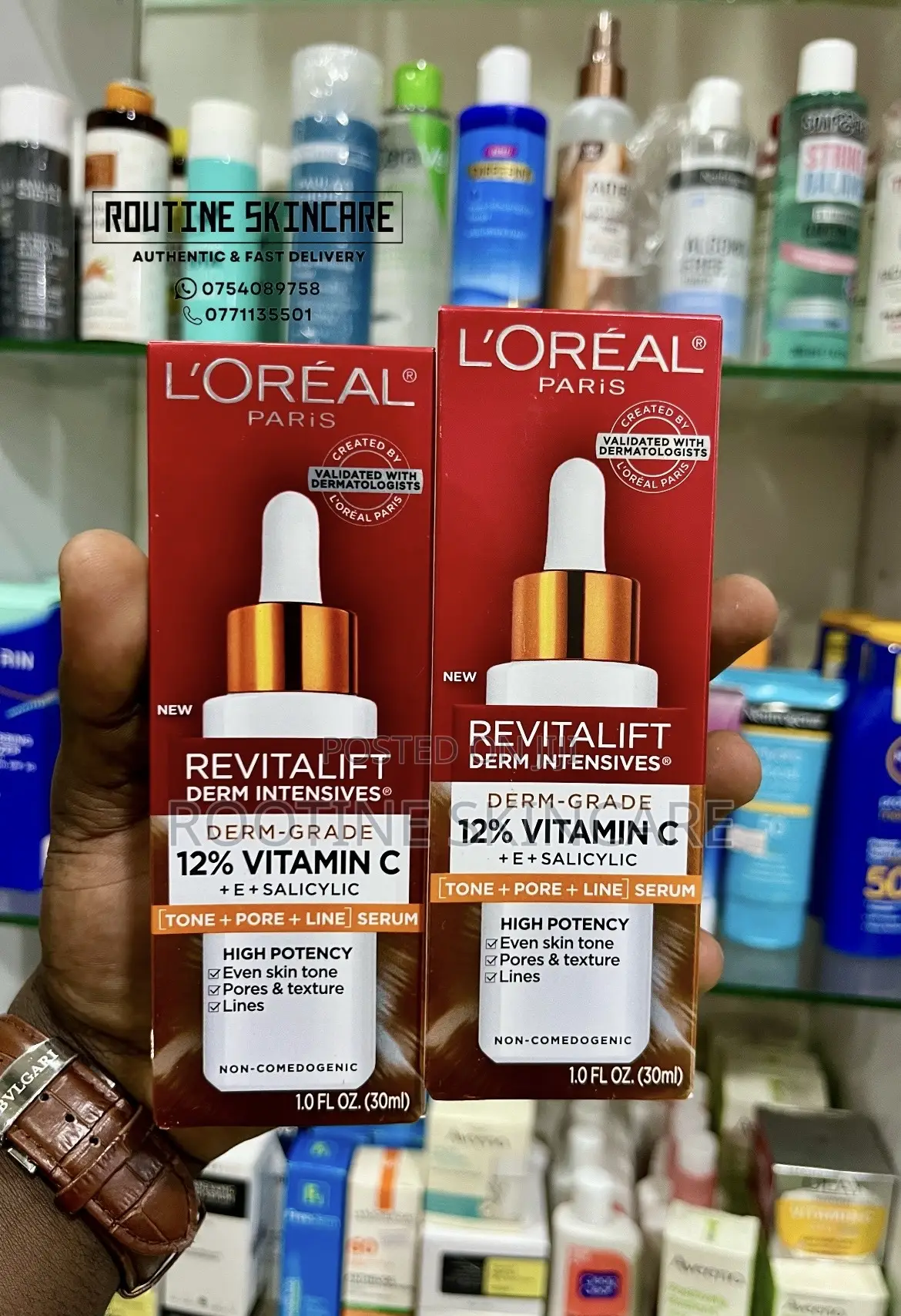 l'Oreal Revitalift 12% Vitamin C + Salicylic Acid Serum