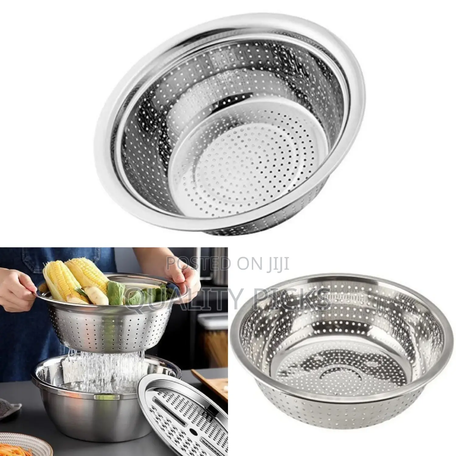 Stainless Steel Vegetable Washing Baskets