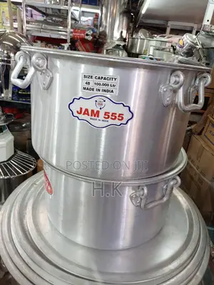 100L Sauce Pan Indian Made ( Gauge 4, Size 48) Heavy Duty