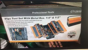 Tool Set With Metal Box 85 Pieces