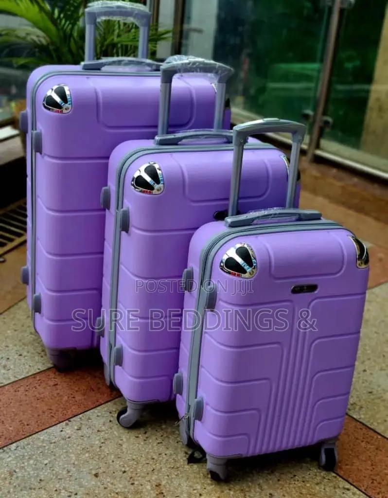 3 PCS Plastic Suitcases