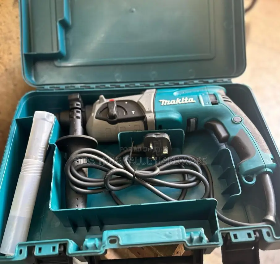 Makita Drill With Its Accessories