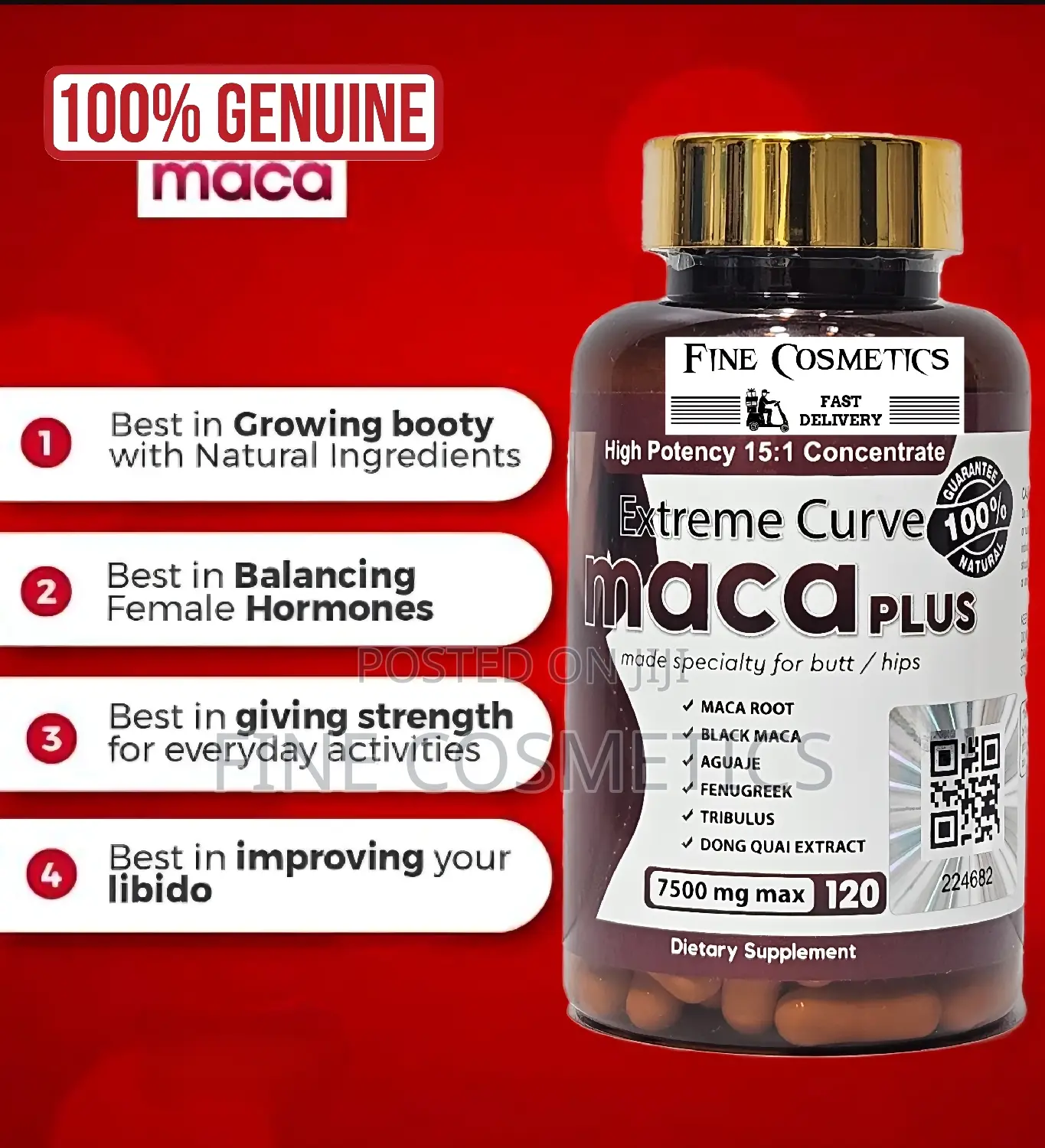 EXTREME CURVE MACA PLUS PILLS For Hips And Butt Enlargement