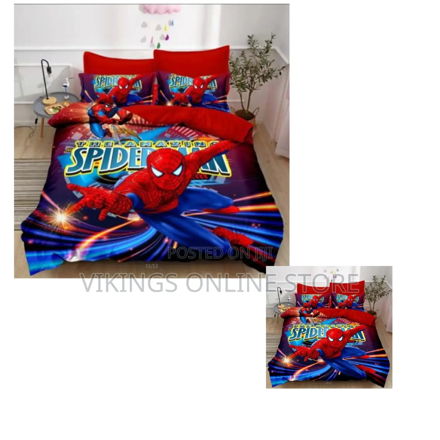 3 PCS Chidren's Spiderman Themed Duvet