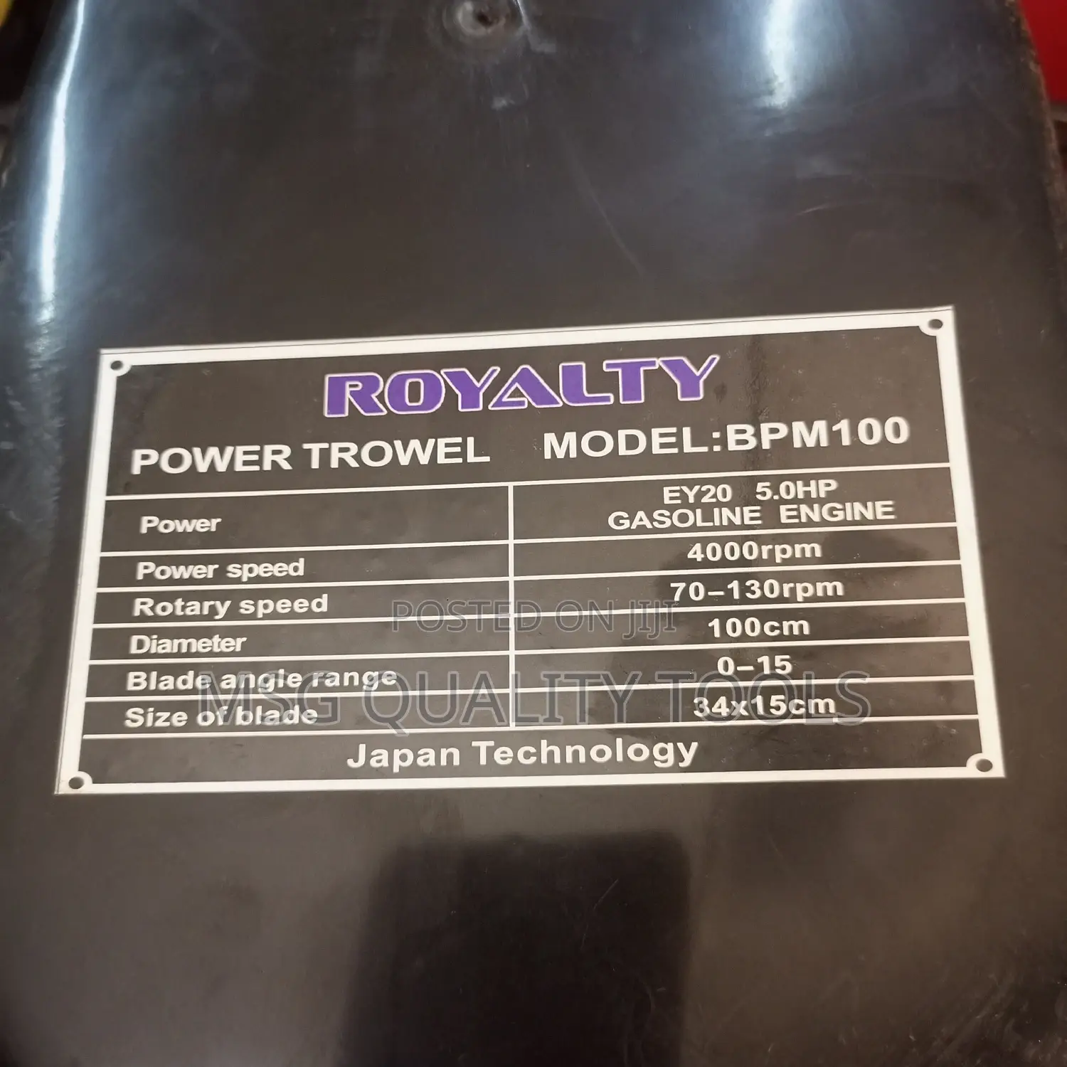 Power Floater /Power Trowel