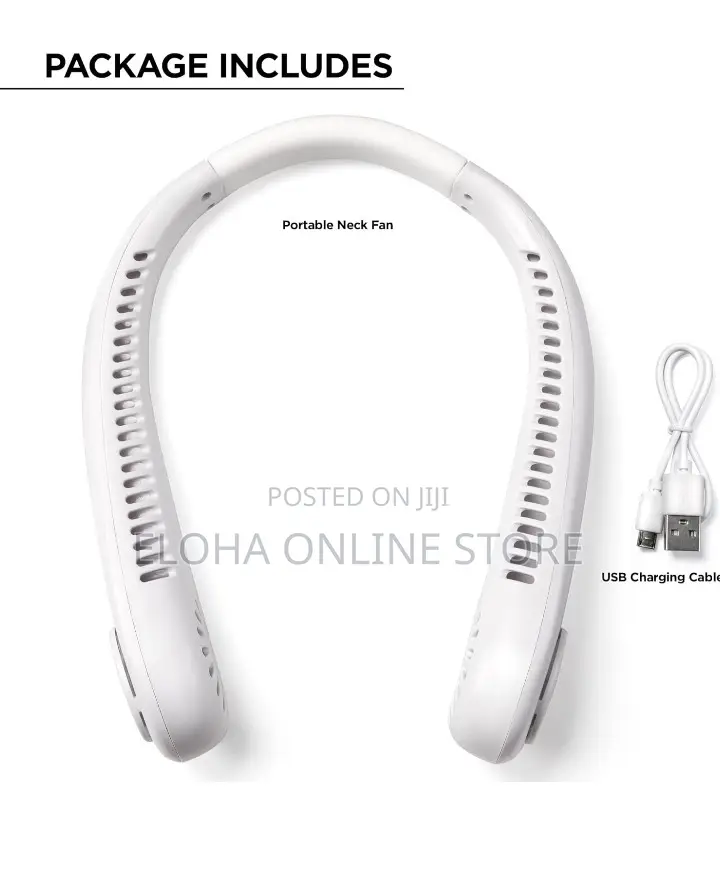 Portable Rechargeable Neck Fan