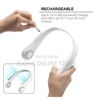 Portable Rechargeable Neck Fan
