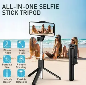 4 in 1 Selfie Stick Tripod With Light