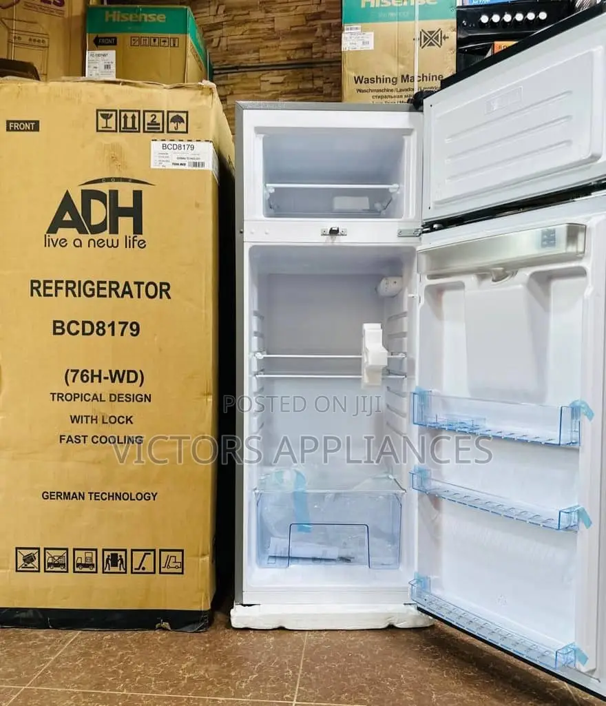 Brand New ADH 276L Double Door Refrigerator With Dispenser
