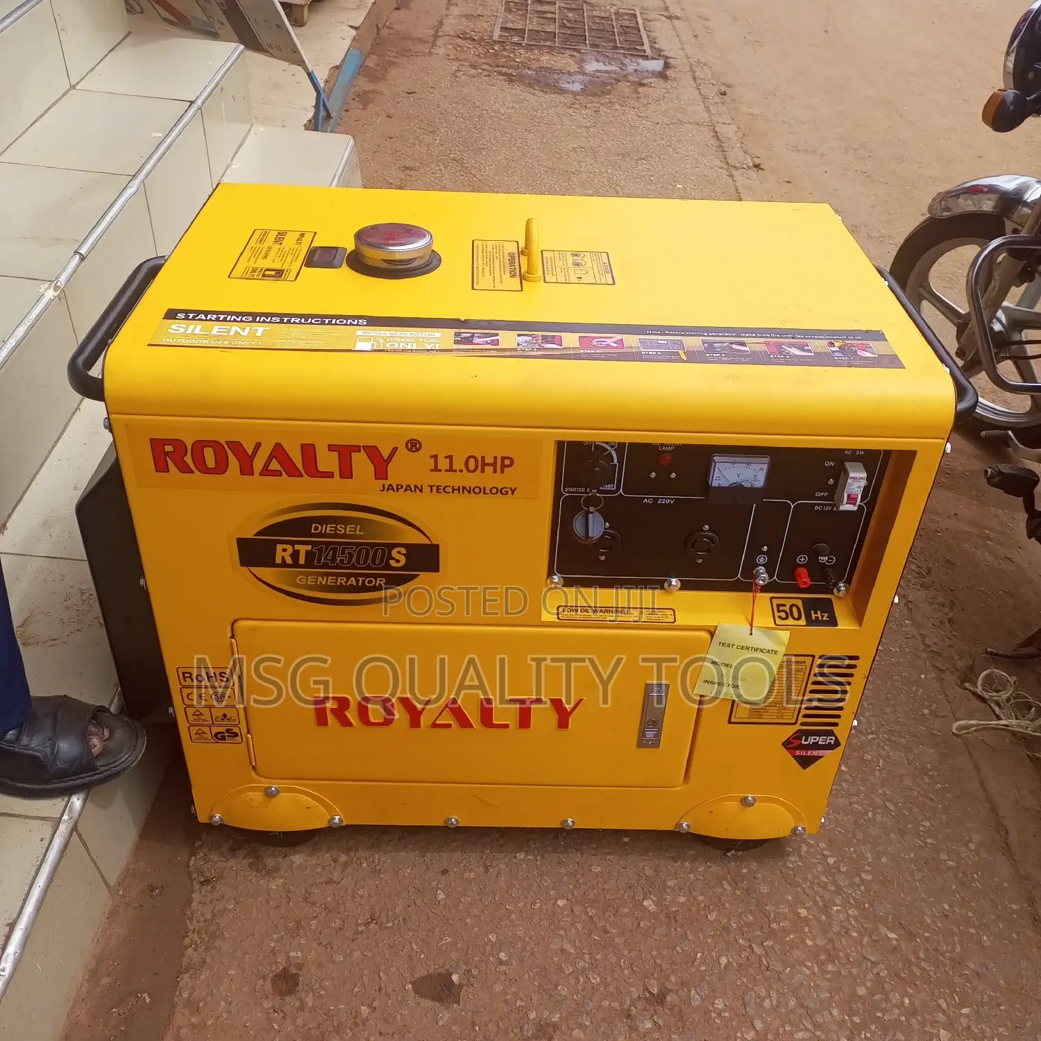 Royalty Diesel Generator RT 14500S