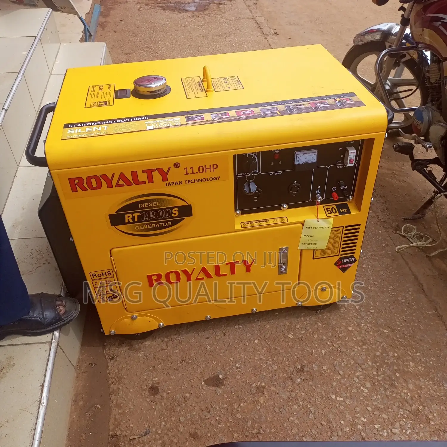 Royalty Diesel Generator RT 14500S