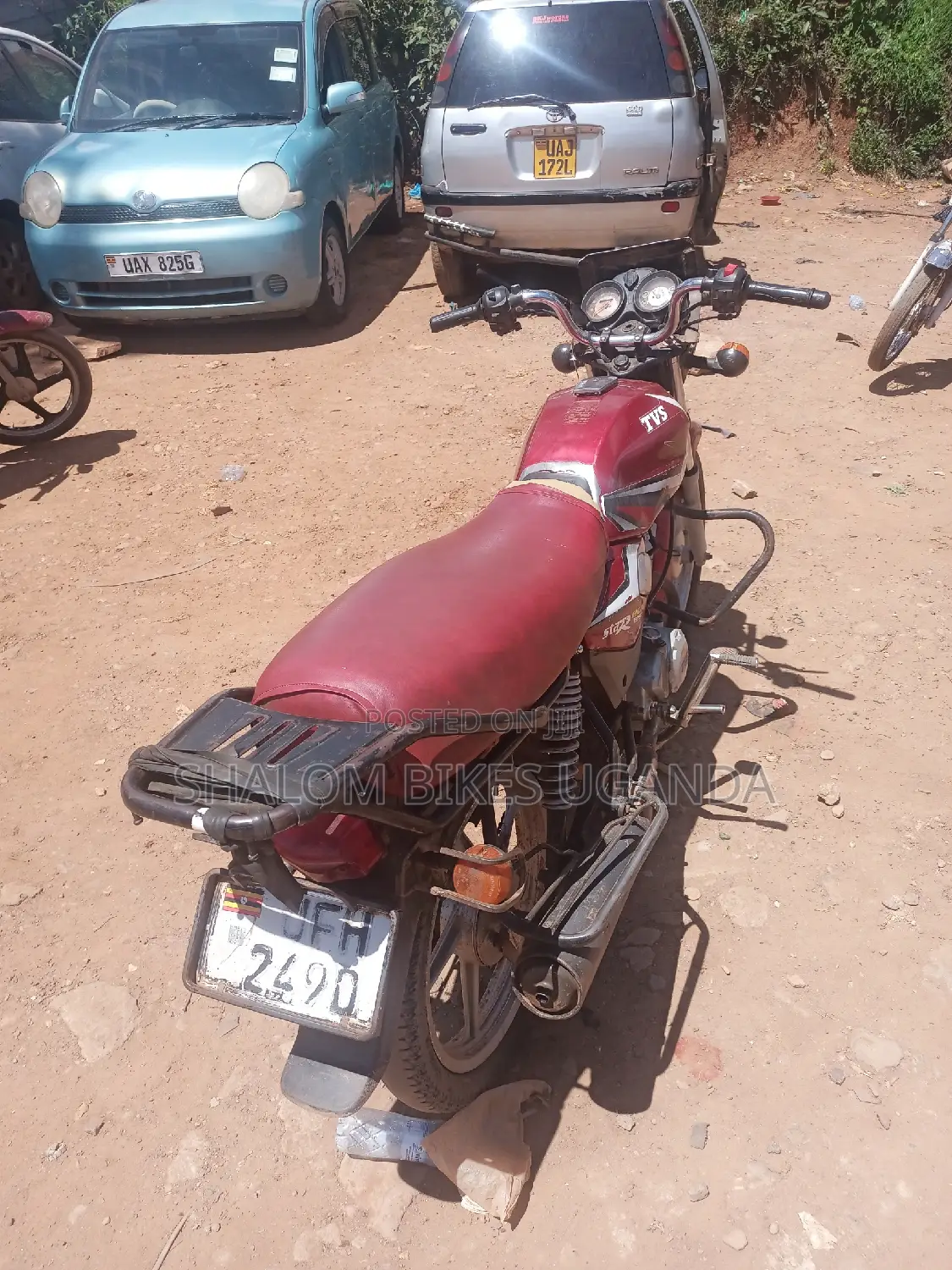 TVS HLX 125 2022 Red